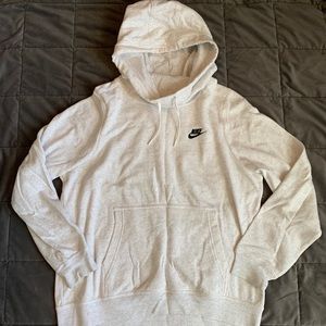 White Nike Women’s Cowl Neck Hoodie🤍🖤